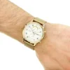 Biała tarcza chronografu 1710403 na złotej mesh bransolecie 22 mm – zdjęcie 3