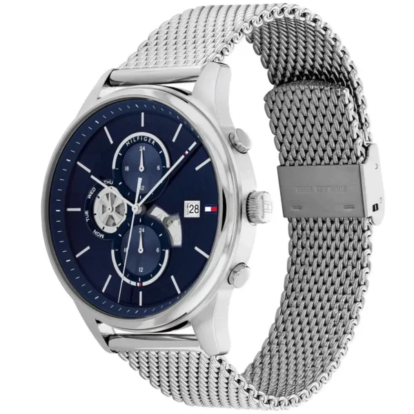 Granatowa tarcza Ø44 mm 1710504 z mesh bransoletą 21 mm – zdjęcie 2