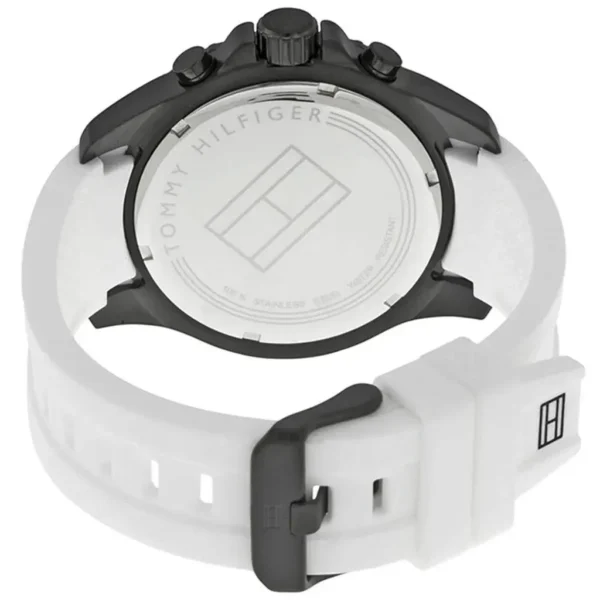 Zegarek męski Tommy Hilfiger 1791146 ceramika dual time eco-pasek – zdjęcie 2