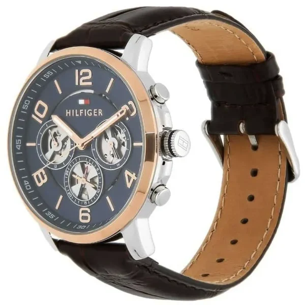 Zegarek męski Tommy Hilfiger Keagan 1791290 granatowa tarcza multidatownik – zdjęcie 2