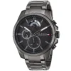 Szara tarcza chronograf z mesh bransoletą – zdjęcie 2