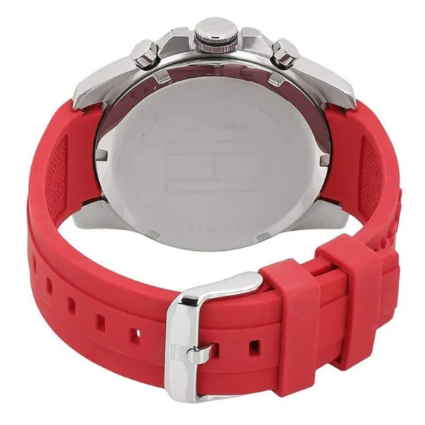 Zegarek 1791351 czarny pasek silikonowy. – zdjęcie 3