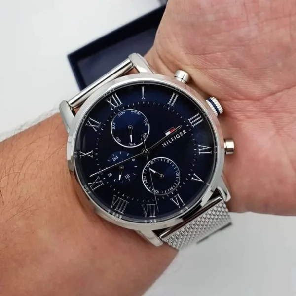 Zegarek 1791398 granatowy mesh. – zdjęcie 4