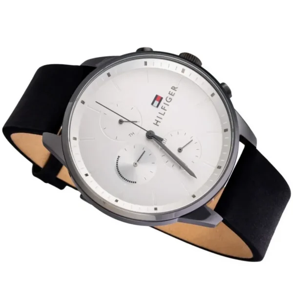 Tommy Hilfiger Chase 1791489 Ø44 mm biała tarcza – zdjęcie 3