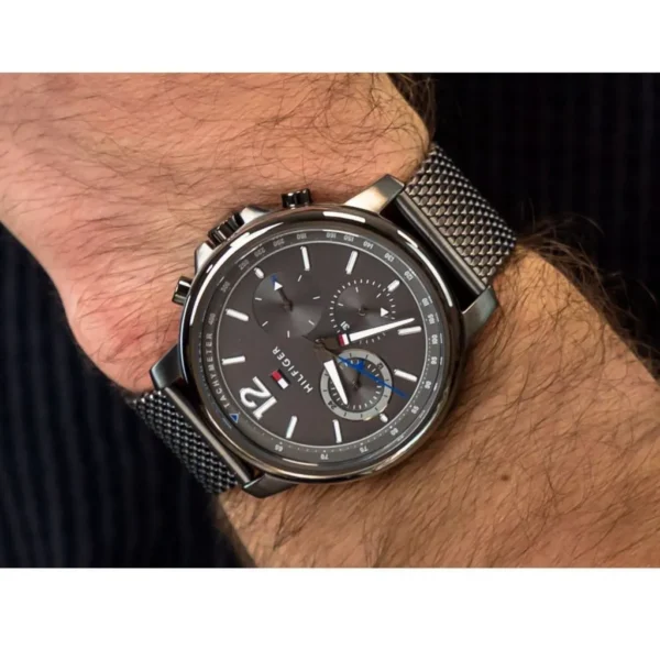 Tommy Hilfiger Landon 1791530 Ø44 mm szara tarcza – zdjęcie 3