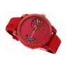 Zegarek męski Denim 1791557 czerwony pasek tworzywo Dual Time – zdjęcie 2
