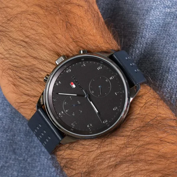 Tommy Hilfiger Chase 1791578 Ø44×50×10 mm grafitowa tarcza – zdjęcie 4