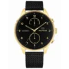 Tommy Hilfiger Chase 1791580 Ø44×50×10 mm czarna tarcza – zdjęcie 2
