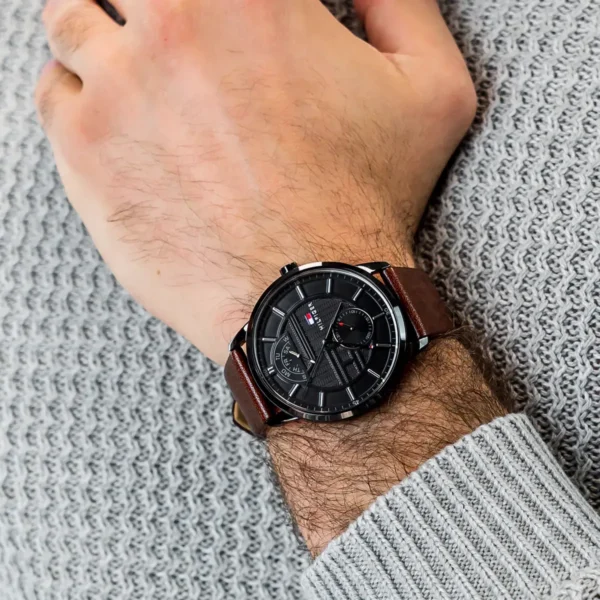 Tommy Hilfiger Hunter 1791604 Ø42 mm czarna tarcza – zdjęcie 3