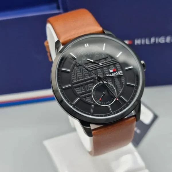 Tommy Hilfiger Hunter 1791604 Ø42 mm czarna tarcza – zdjęcie 4
