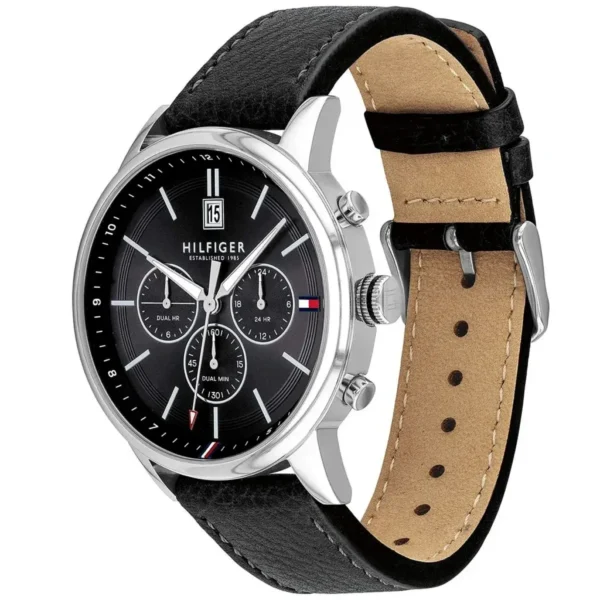 Tommy Hilfiger Kyle 1791630 Ø44 mm czarna tarcza – zdjęcie 4