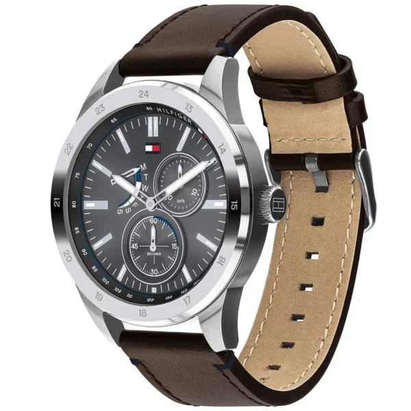 Tommy Hilfiger Kyle 1791637 Ø44 mm biała tarcza – zdjęcie 2