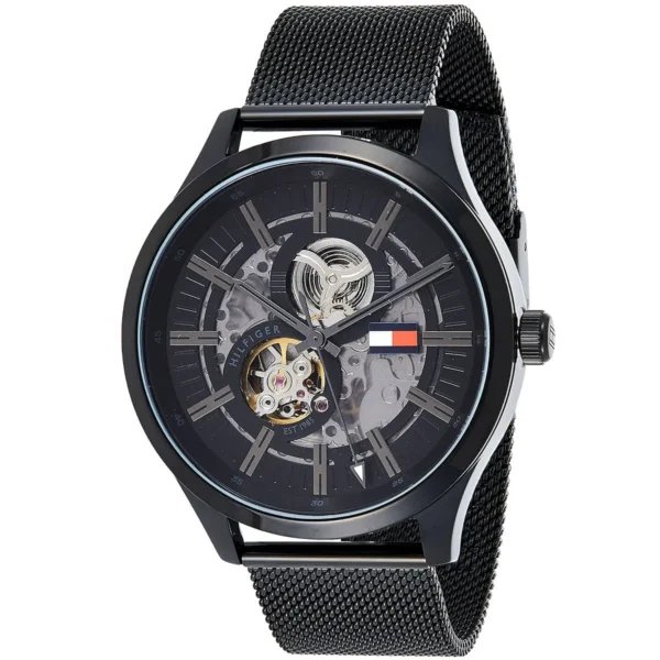 Tommy Hilfiger Spencer Automatic 1791644 Ø44 mm czarna tarcza – zdjęcie 2