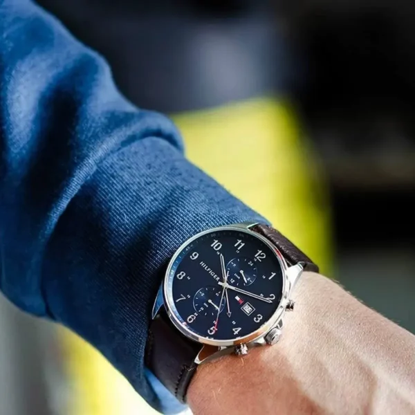 Tommy Hilfiger West 1791712 Ø44 mm czarna tarcza – zdjęcie 4