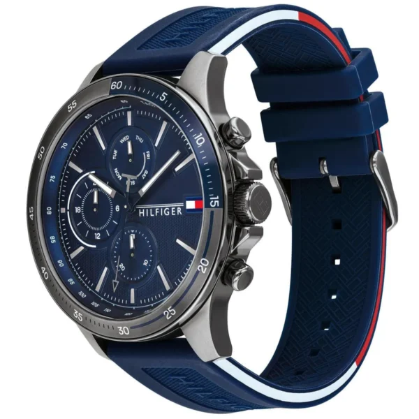 Tommy Hilfiger Bank 1791721 Ø46 mm czarna tarcza – zdjęcie 2
