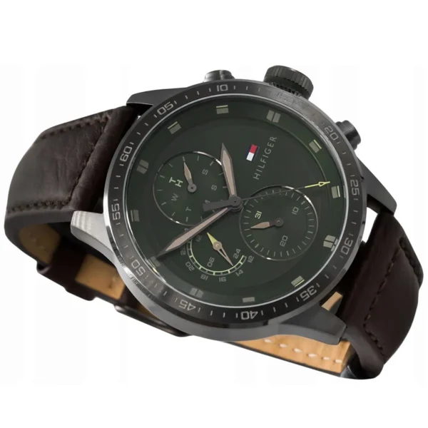 Tommy Hilfiger Trent 1791809 Ø46 mm zielona tarcza – zdjęcie 4