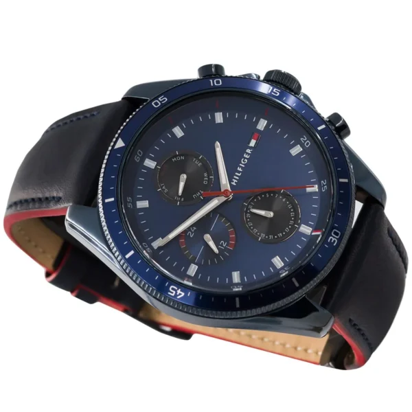Tommy Hilfiger Parker 1791839 Ø44 mm granatowa tarcza – zdjęcie 3