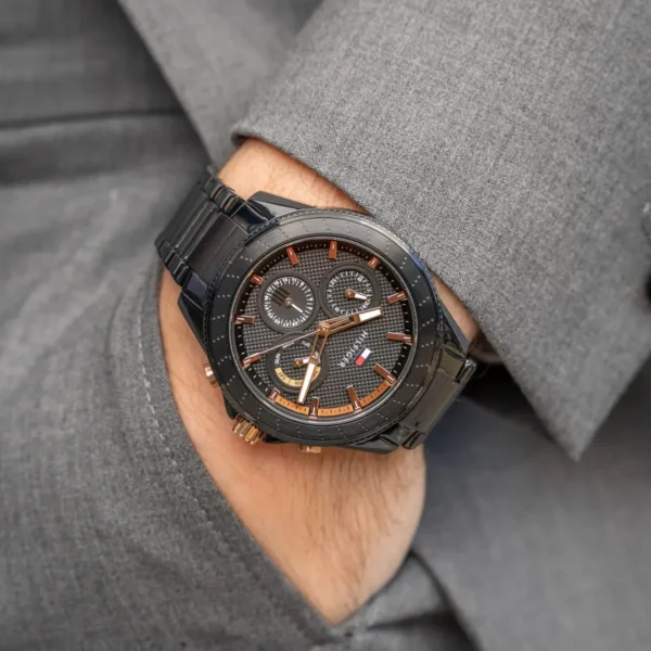 Tommy Hilfiger Asher 1791858 Ø44 mm szara tarcza – zdjęcie 4