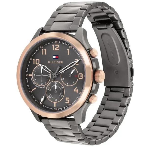 Tommy Hilfiger Asher 1791871 Ø44 mm szara tarcza – zdjęcie 4