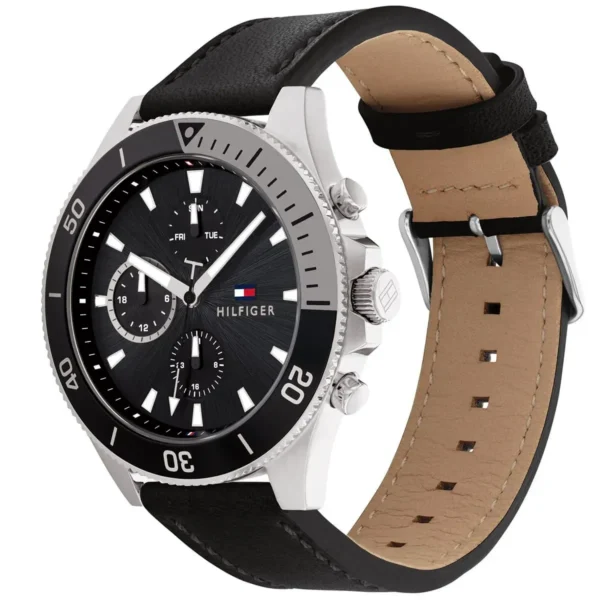 Tommy Hilfiger Larson 1791984 Ø46 mm czarna tarcza – zdjęcie 2