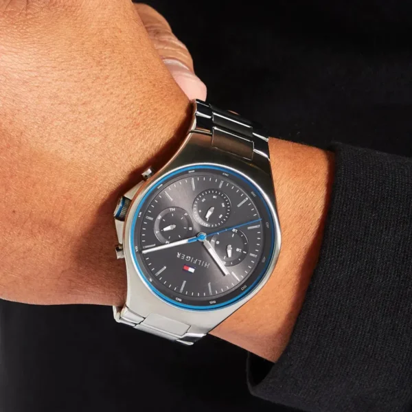 Tommy Hilfiger Justin 1792054 Ø44 mm czarna tarcza – zdjęcie 4
