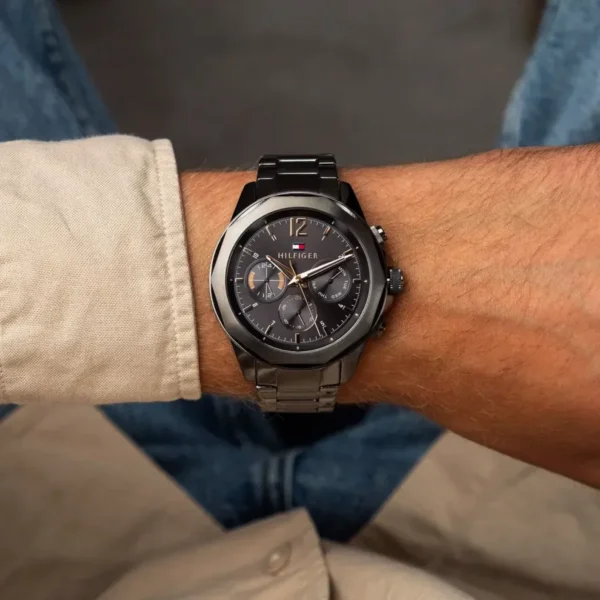 Tommy Hilfiger Lars 1792061 Ø46 mm szara tarcza – zdjęcie 4