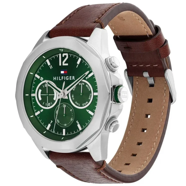 Tommy Hilfiger Lars 1792064 Ø46 mm zielona tarcza – zdjęcie 2