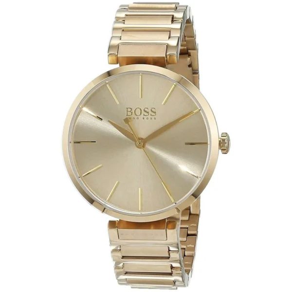 Damski zegarek Hugo Boss 1502415 z kopertą ze stali nierdzewnej PVD w kolorze różowego złota o średnicy 36mm – zdjęcie 2