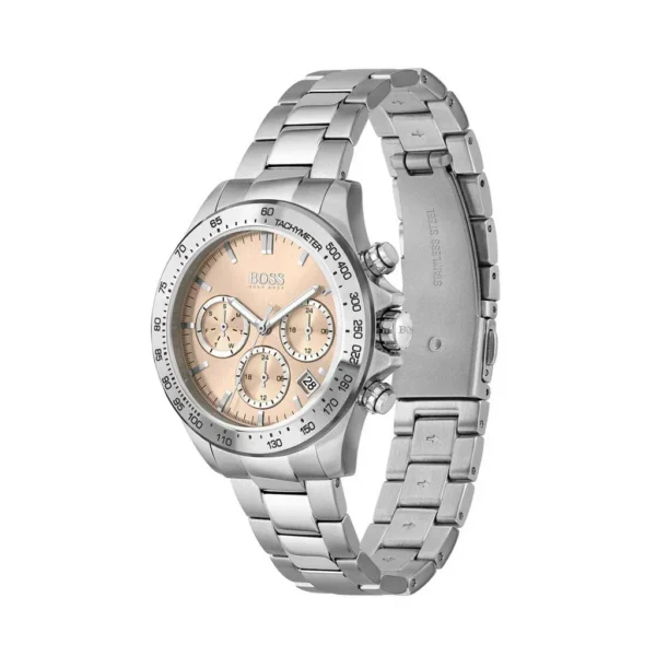 Subtelny damski zegarek Hugo Boss 1502444 z kopertą PVD różowe złoto o średnicy 38mm – zdjęcie 2