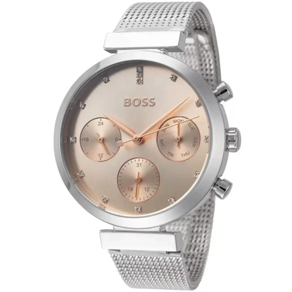 Elegancki damski zegarek Hugo Boss Flawless 1502625 z kopertą o średnicy 36mm – zdjęcie 2
