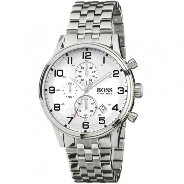 Elegancki męski chronograf Hugo Boss 1512445 z kopertą ze stali nierdzewnej o średnicy 44mm – zdjęcie 2