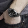 Męski zegarek Hugo Boss Driver Chronograph 1513080 z czarną kopertą o średnicy 44mm z powlekaniem PVD – zdjęcie 3