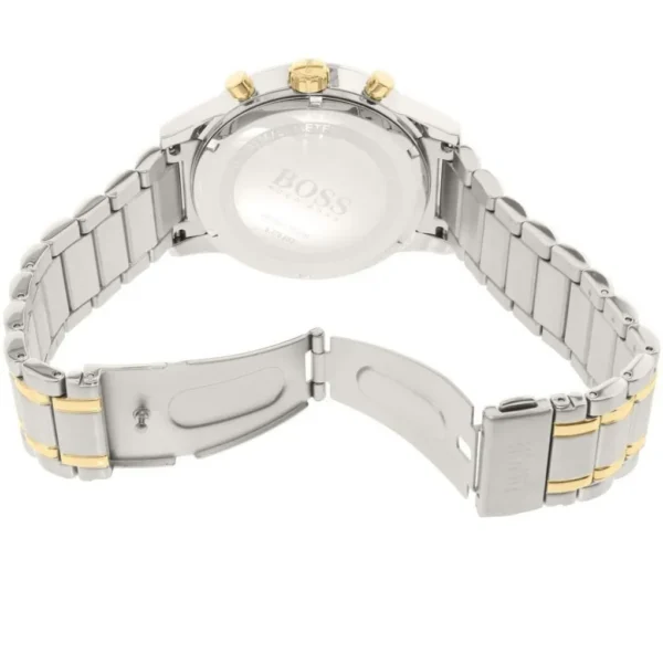 Męski zegarek Hugo Boss Ikon 1513236 z kopertą ze stali nierdzewnej o średnicy 44mm z pozłacanymi detalami – zdjęcie 3