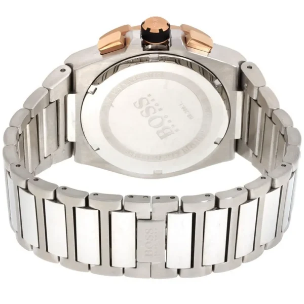 Męski zegarek Hugo Boss Supernova 1513362 z kopertą ze stali nierdzewnej o średnicy 45mm z bezelem w kolorze różowego złota – zdjęcie 4