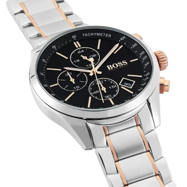 Męski zegarek Hugo Boss Grand Prix 1513473 z kopertą ze stali nierdzewnej o średnicy 44mm – zdjęcie 2
