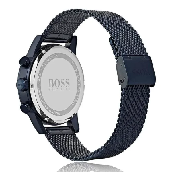 Męski zegarek Hugo Boss Chronograph 1513538 z kopertą z niebieskiej stali o średnicy 44mm – zdjęcie 2
