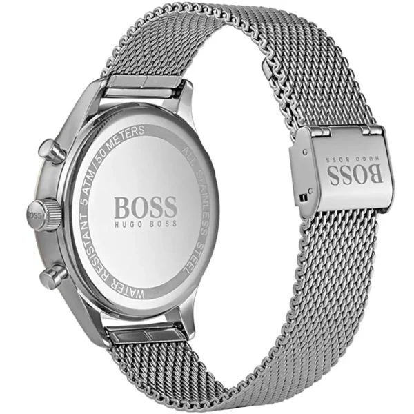 Męski zegarek Hugo Boss Chronograph 1513549 z kopertą ze szczotkowanej stali nierdzewnej o średnicy 42mm – zdjęcie 3