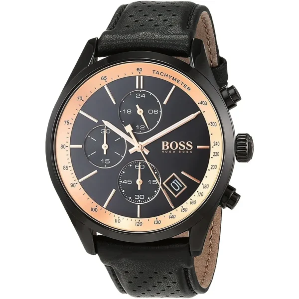 Męski zegarek Hugo Boss Grand Prix 1513550 z kopertą ze stali nierdzewnej o średnicy 44mm – zdjęcie 2