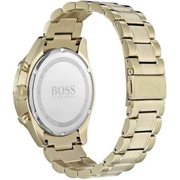 Męski zegarek Hugo Boss Trophy 1513631 z kopertą ze stali nierdzewnej z powłoką PVD złotą o średnicy 44mm – zdjęcie 3