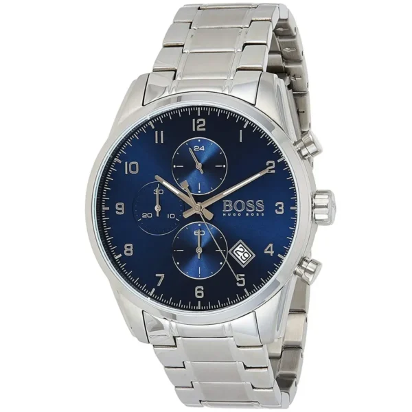 Męski zegarek Hugo Boss Skymaster 1513784 ze stalową kopertą o średnicy 44mm – zdjęcie 2