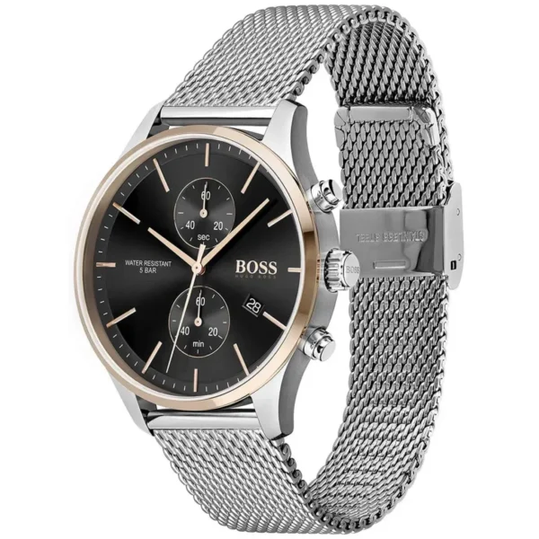 Męski zegarek Hugo Boss 1513805 ze stalową kopertą o średnicy 42mm – zdjęcie 4