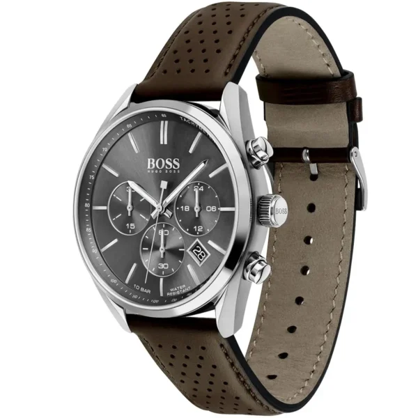 Męski zegarek Hugo Boss Champion 1513815 ze stalową kopertą o średnicy 44mm – zdjęcie 2