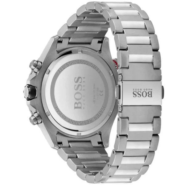 Męski zegarek Hugo Boss Globetrotter 1513823 ze stalową kopertą o średnicy 46mm – zdjęcie 4