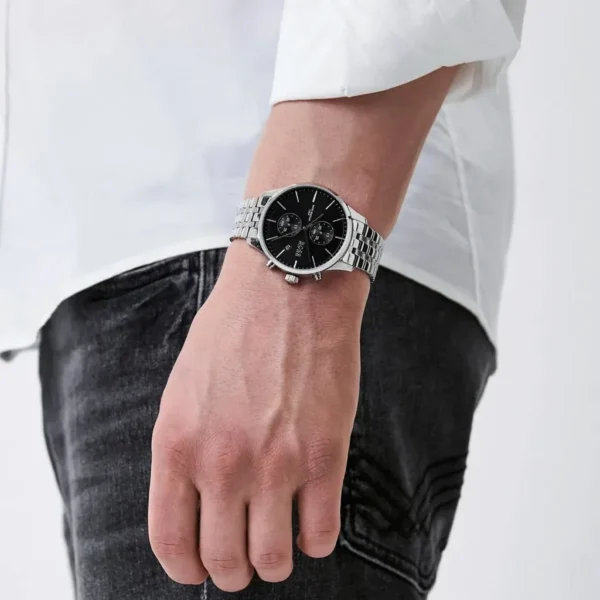Męski zegarek Hugo Boss 1513869 ze stalową kopertą o średnicy 42 mm – zdjęcie 4