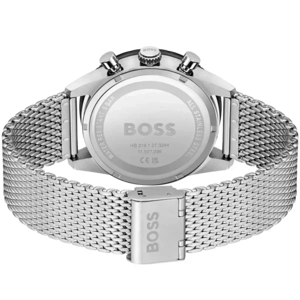 Męski zegarek Hugo Boss Pilot Edition Chrono 1513886 z kopertą ze stali nierdzewnej o średnicy 44 mm – zdjęcie 3