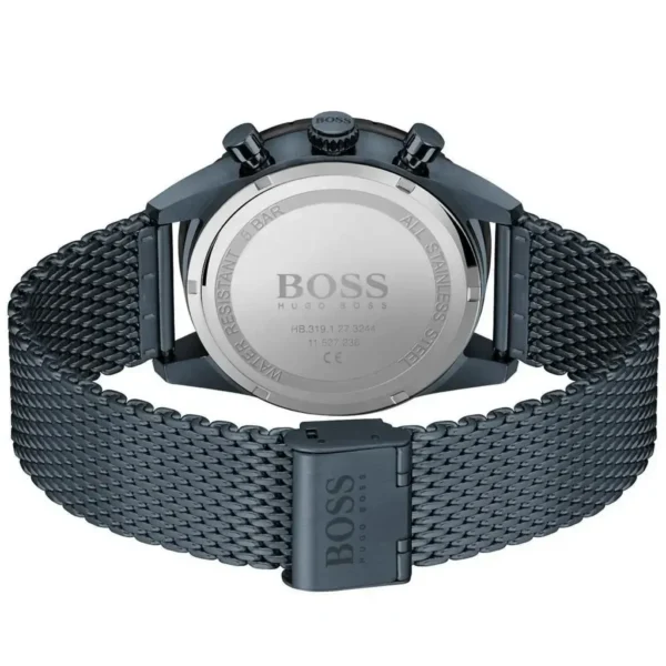 Męski zegarek Hugo Boss Pilot Edition 1513887 z kopertą z niebieskiej stali o średnicy 44 mm – zdjęcie 3