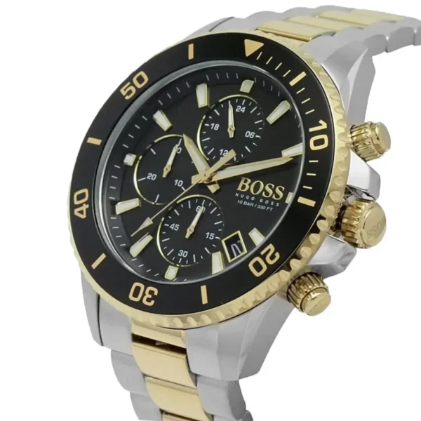 Męski zegarek Hugo Boss Admiral 1513908 ze stalowo-bicolor kopertą o średnicy 46 mm – zdjęcie 4