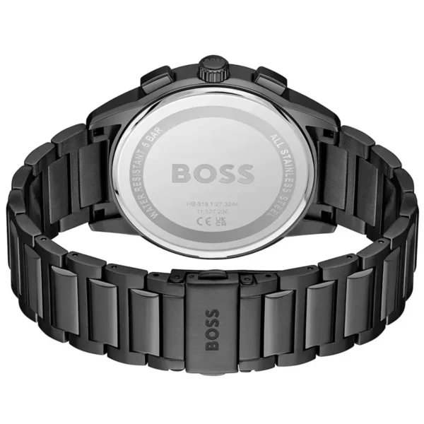 Męski zegarek Hugo Boss Dapper 1513929 ze stalą grafitową kopertą o średnicy 43 mm – zdjęcie 3