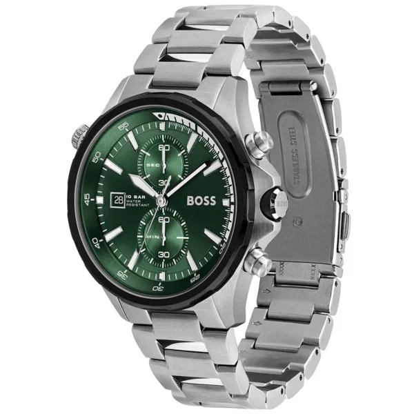 Męski zegarek Hugo Boss Globetrotter 1513930 z kopertą ze stali szlachetnej o średnicy 46 mm – zdjęcie 2