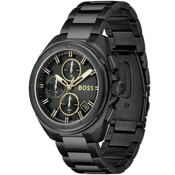 Męski zegarek Hugo Boss Volane 1513950 z czarną stalową kopertą Ø44 mm – zdjęcie 2